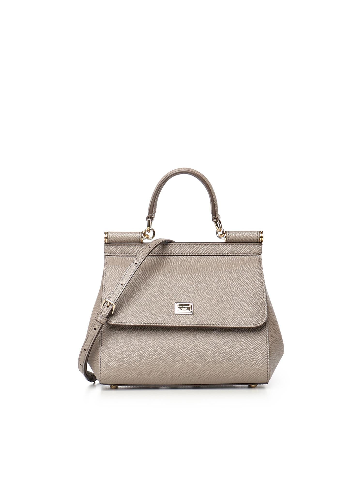 Borsa a mano Sicily piccola in pelle BB6003 B100180045 DOLCE & GABBANA 