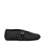 Ballerine Flat in paglia AA3A058TK036 999 ALAIA 