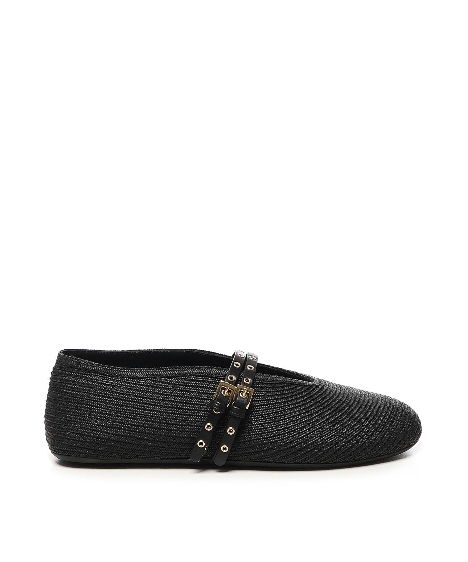 Ballerine Flat in paglia AA3A058TK036 999 ALAIA 