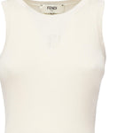 Top in seta e cotone FZXD56 AUI4F08QQ FENDI 