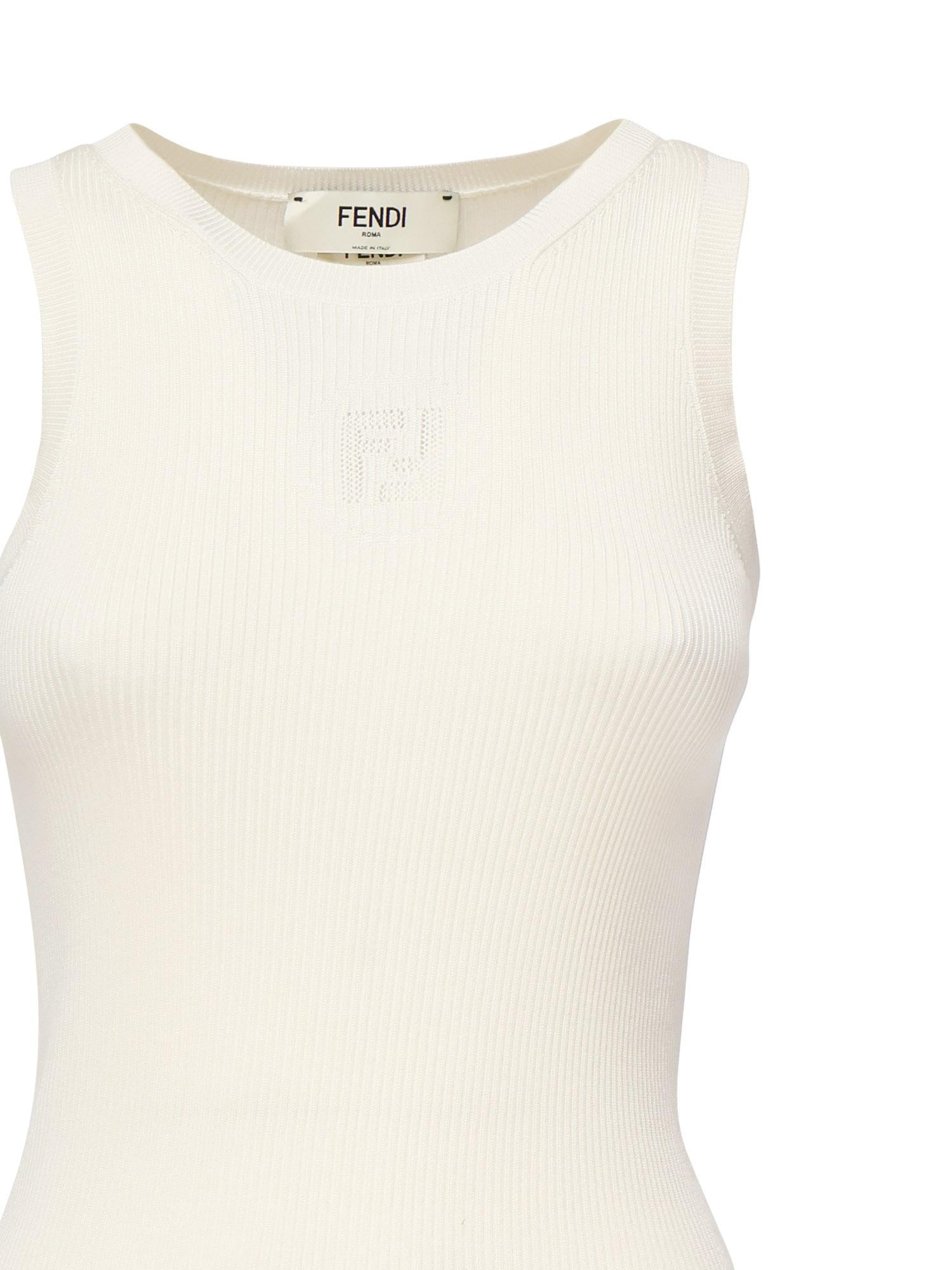 Top in seta e cotone FZXD56 AUI4F08QQ FENDI 