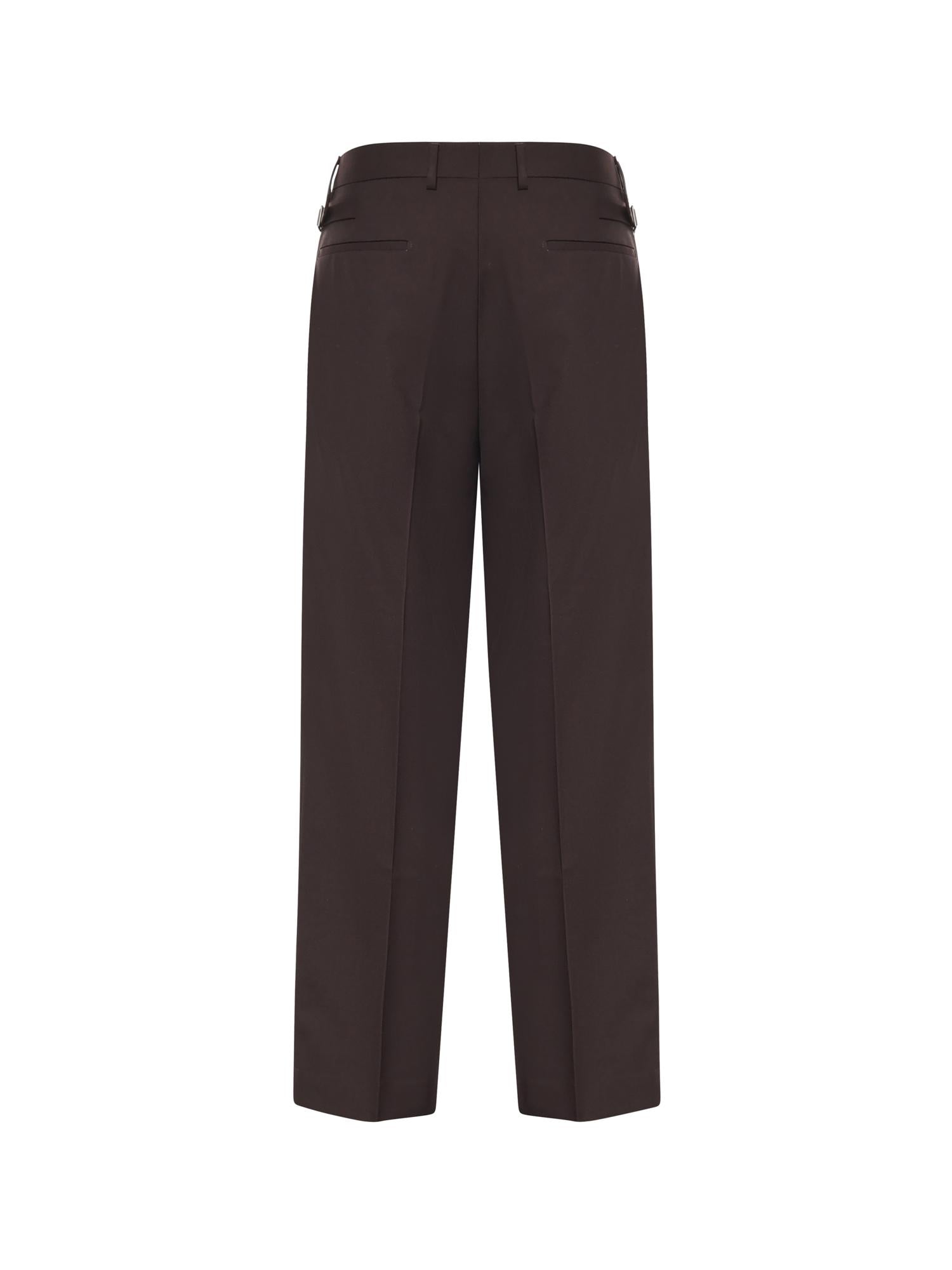 Pantaloni Mat in misto lana MAT SMPMARRONE BE ABLE 