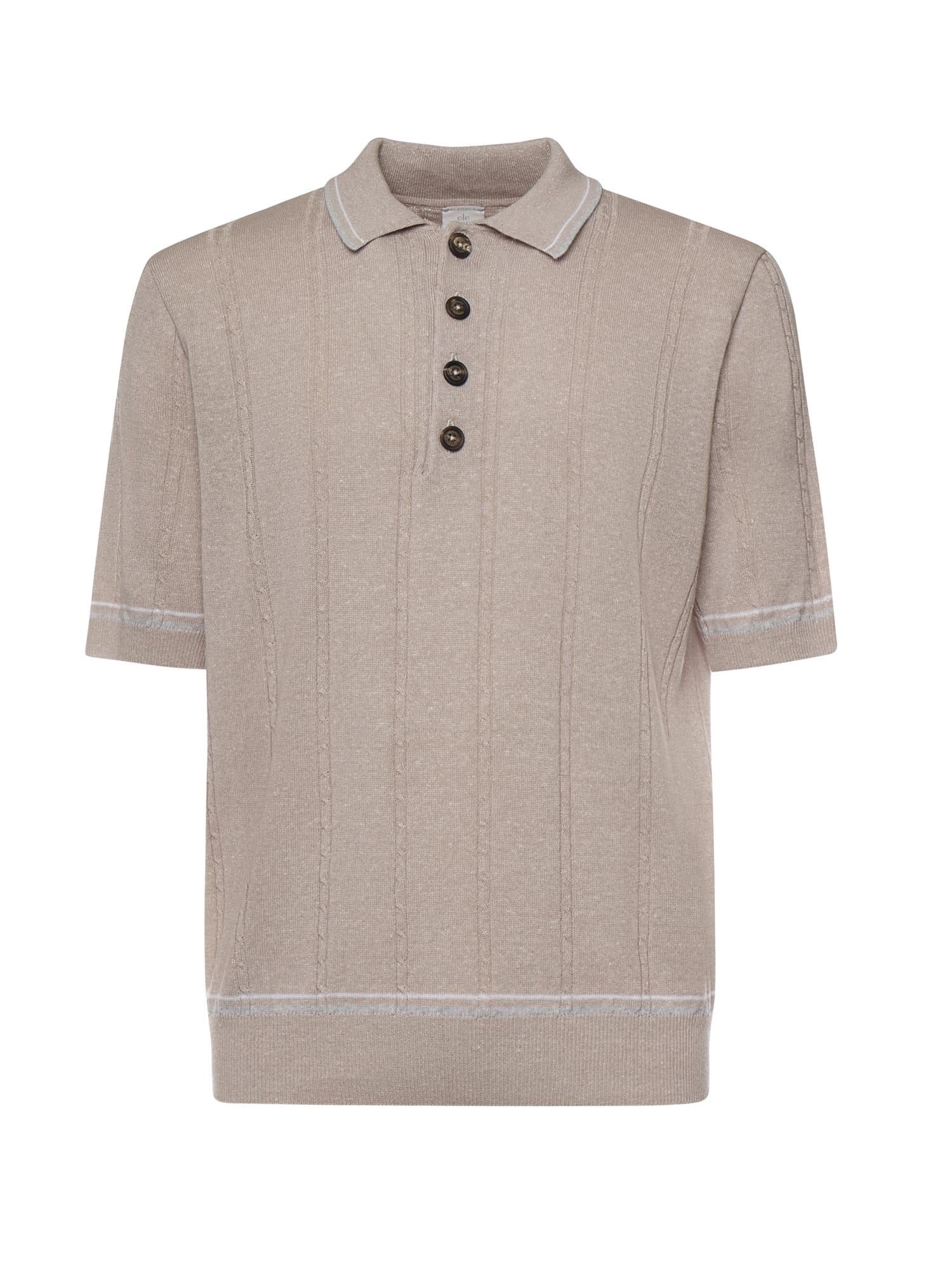 Polo in lino e cotone M76MAGM42MAG0M018 261301 ELEVENTY 