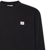 Felpa in spugna monologo con logo LV04RC273G UB1 CALVIN KLEIN 