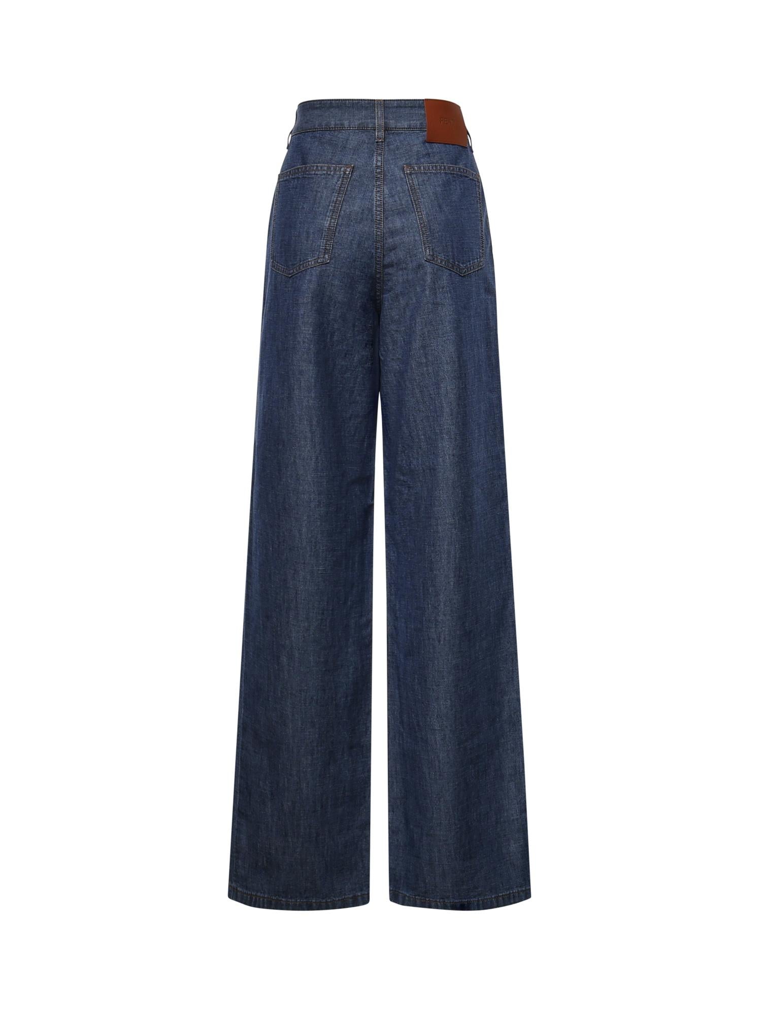 Jeans in chambray FLP863 AW8HF0QB0 FENDI 