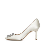 Décolleté Hangisi in raso 9XX0317 1309 MANOLO BLAHNIK 