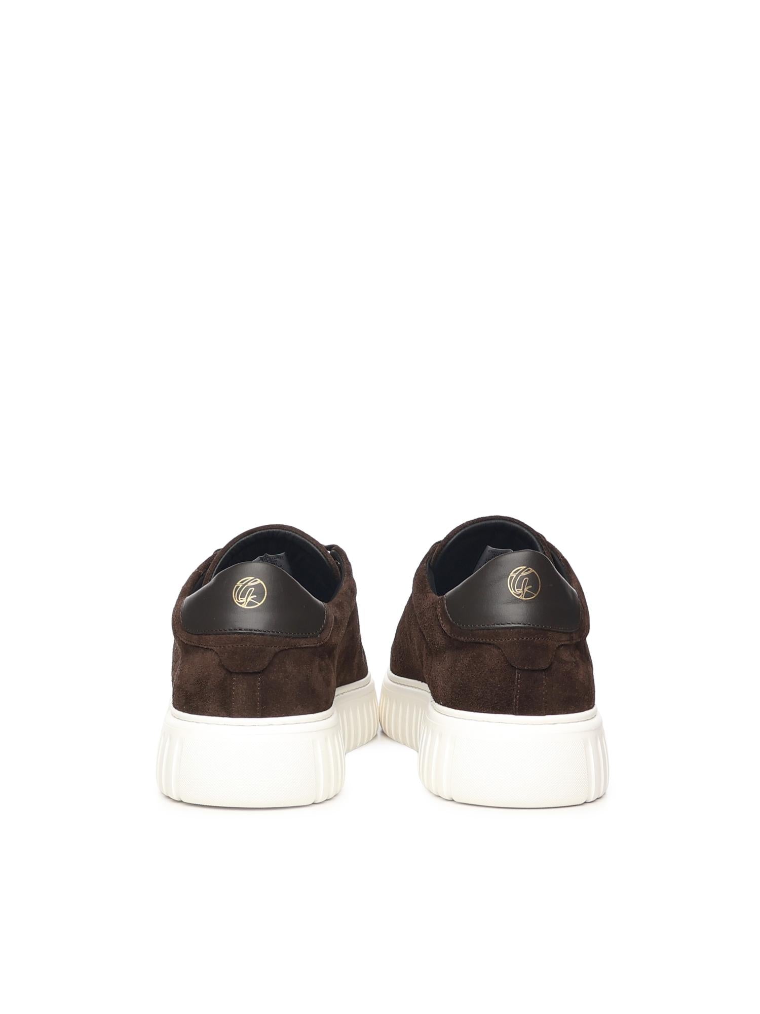 Sneakers Mars in camoscio MARS CAMISCIODARK BROWN GIULIANO GALIANO 