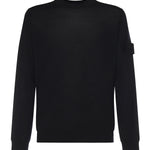 Maglione girocollo in lana con logo L1S155100074 S00FCV0029 STONE ISLAND 