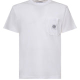 T-shirt con patch Compass L1S152100032 S0057V0001 STONE ISLAND 