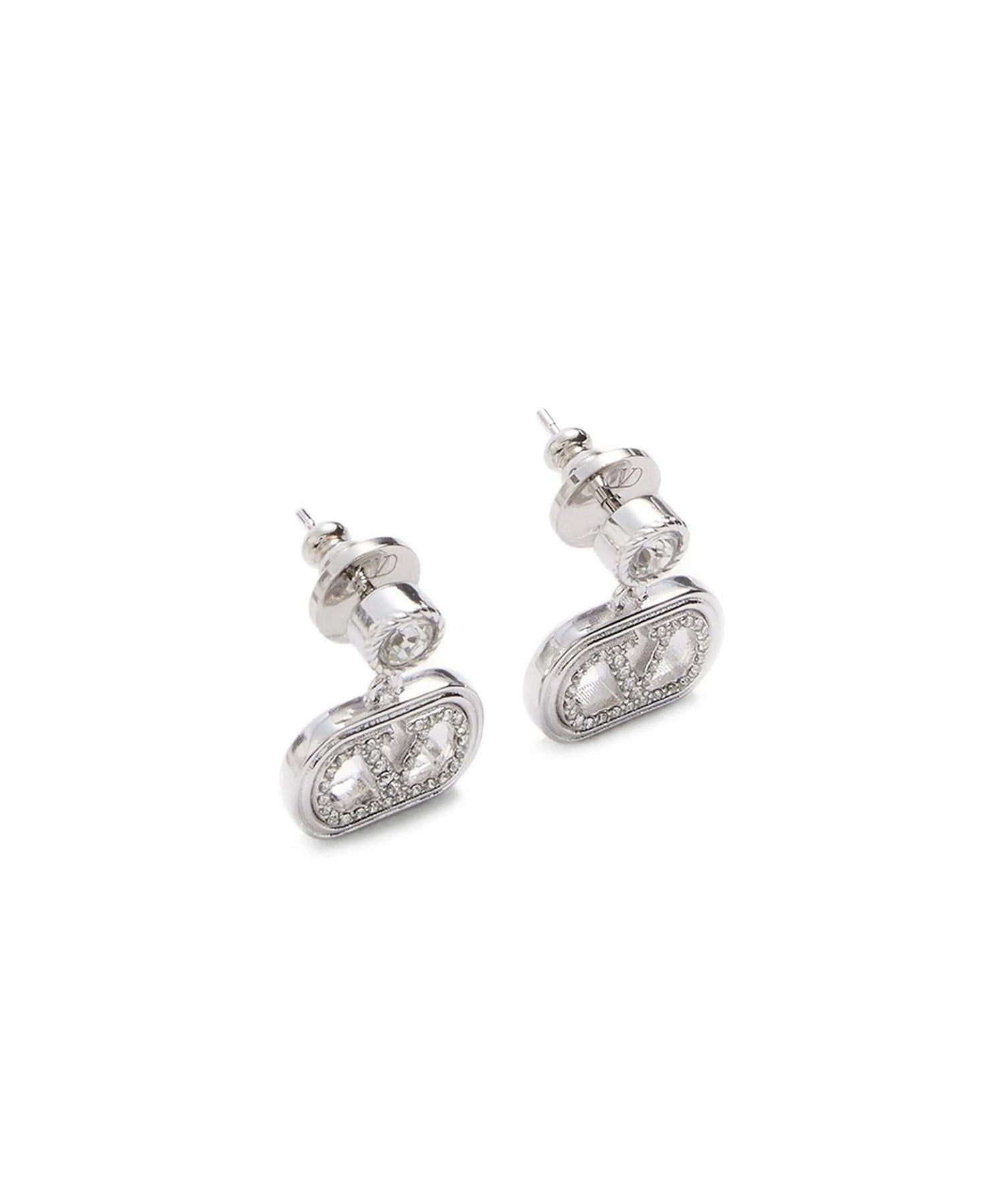 Orecchini Ovalette in metallo e cristalli Swarovski® 7W2J0AR5 QEUDFH VALENTINO GARAVANI 