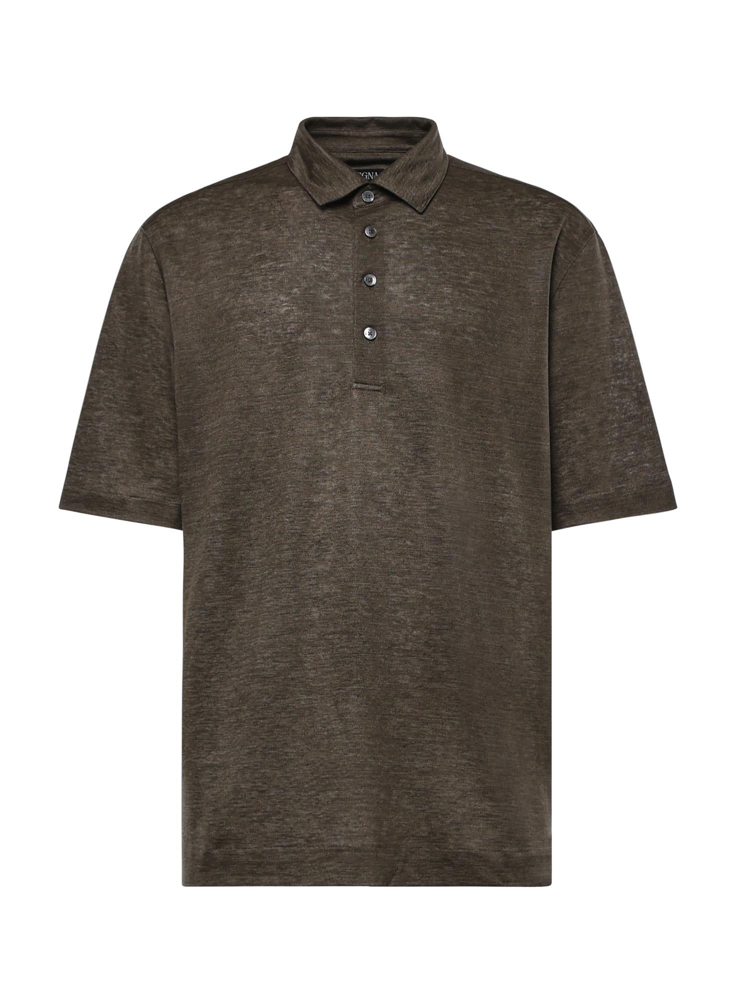Polo in Oasi Lino UH352A3 H770252 ZEGNA 
