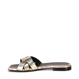 Sandali piatti Miryam<BR/> MIRYAM PLATINO GIULIANO GALIANO 