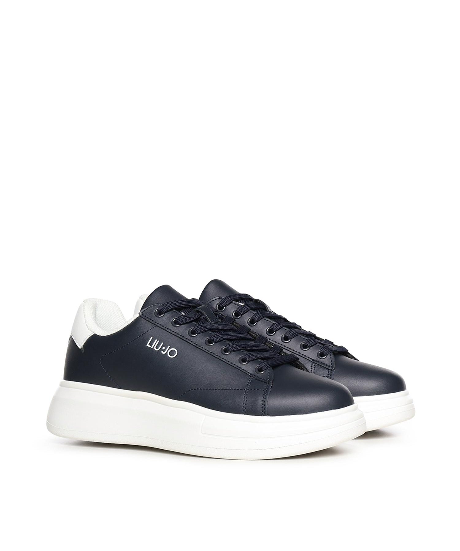 Sneakers platform con logo<BR/> 7B4027PX474 S3342 LIU JO 
