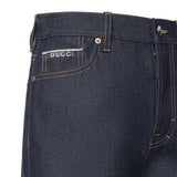 Jeans in denim con risvolti 834523 XDDCS4395 GUCCI 