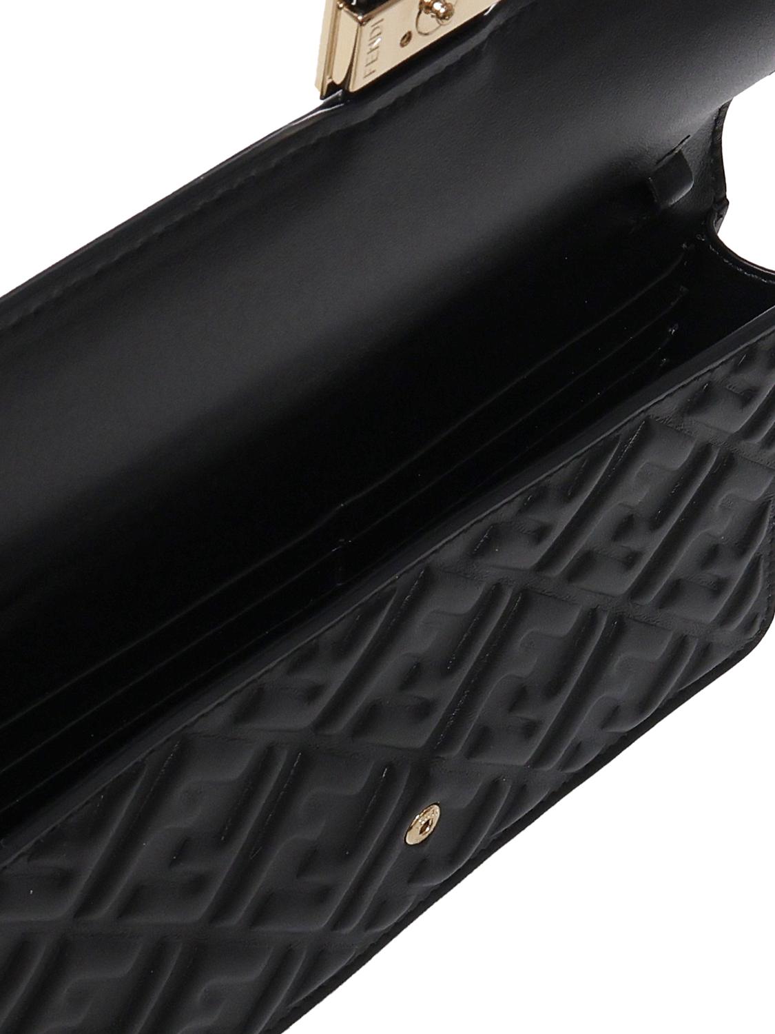 Portafoglio Wallet On Chain Baguette 8M0498 AAJDF0KUR FENDI 