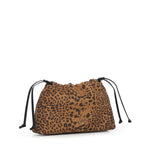 Clutch a spalla piccola in suede con stampa leopardata 105907 A32AM35Q PINKO 