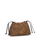 Clutch a spalla piccola in suede con stampa leopardata 105907 A32AM35Q PINKO 