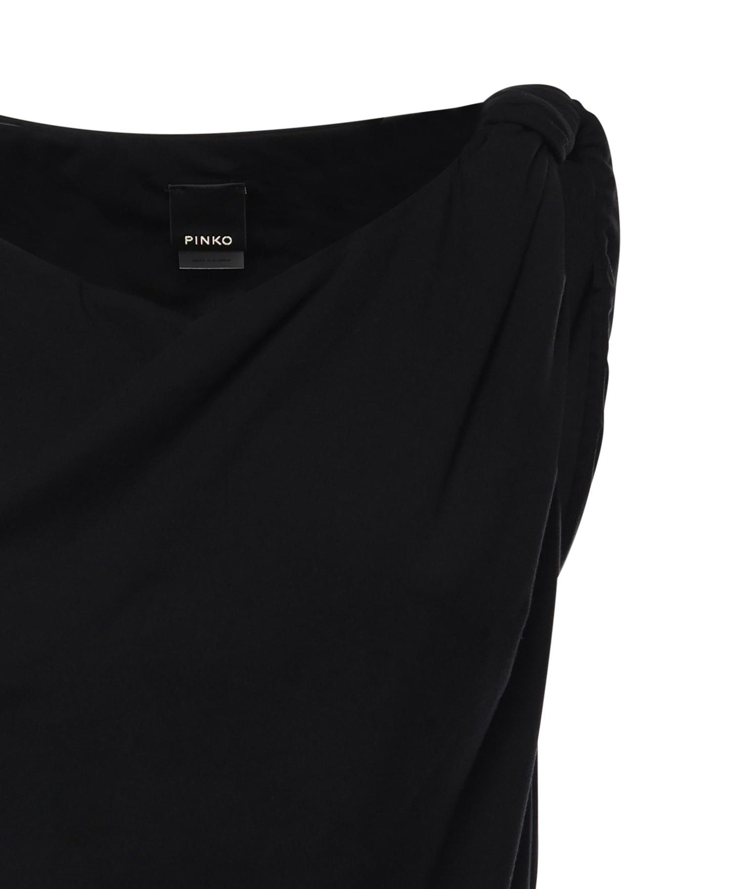Top asimmetrico in misto cotone 106373 A35DZ99 PINKO 