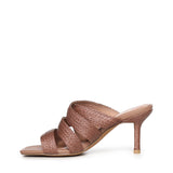 Mules Palmo in rafia 883Z69HG TERRACOTA BIBI LOU 