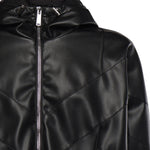Giacca hoodie in similpelle S74AM1676 S60340900 DSQUARED2 