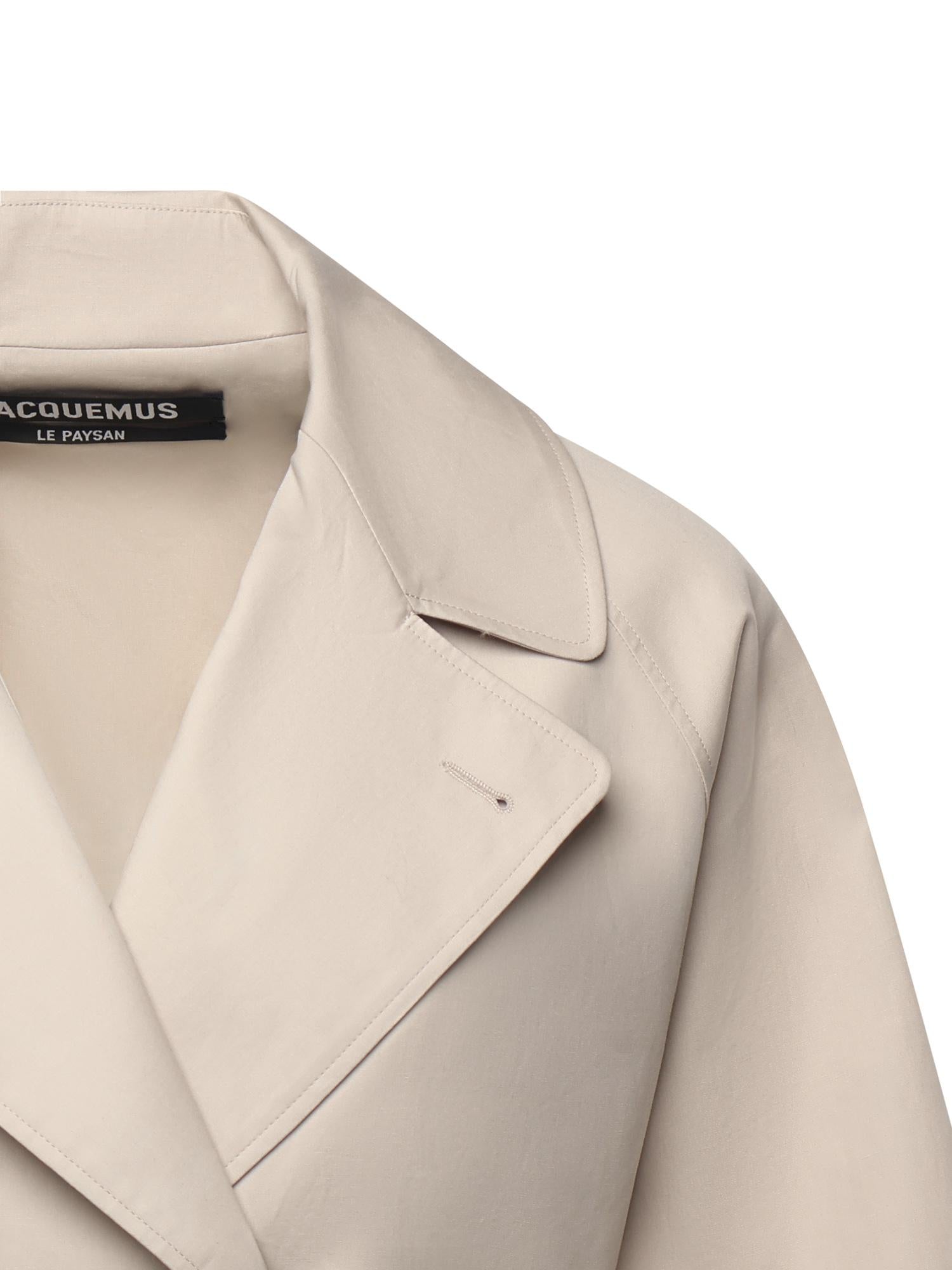 Trench "Le Trench Trapezi" in gabardine di cotone 25HCOW00102AW00644 110 JACQUEMUS 