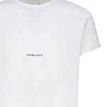 T-shirt in cotone con logo 464572 YB2DQ9000 SAINT LAURENT 