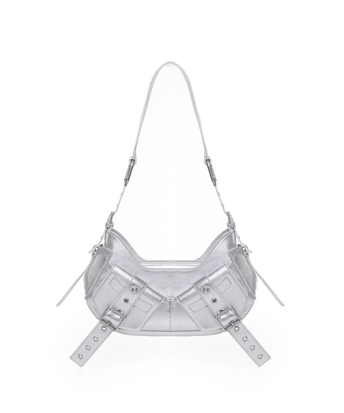 Borsa a spalla Y2K.001 FBBP70001LAM -ARGENTO/NICKEL BIASIA 