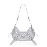 Borsa a spalla Y2K.001 FBBP70001LAM -ARGENTO/NICKEL BIASIA 