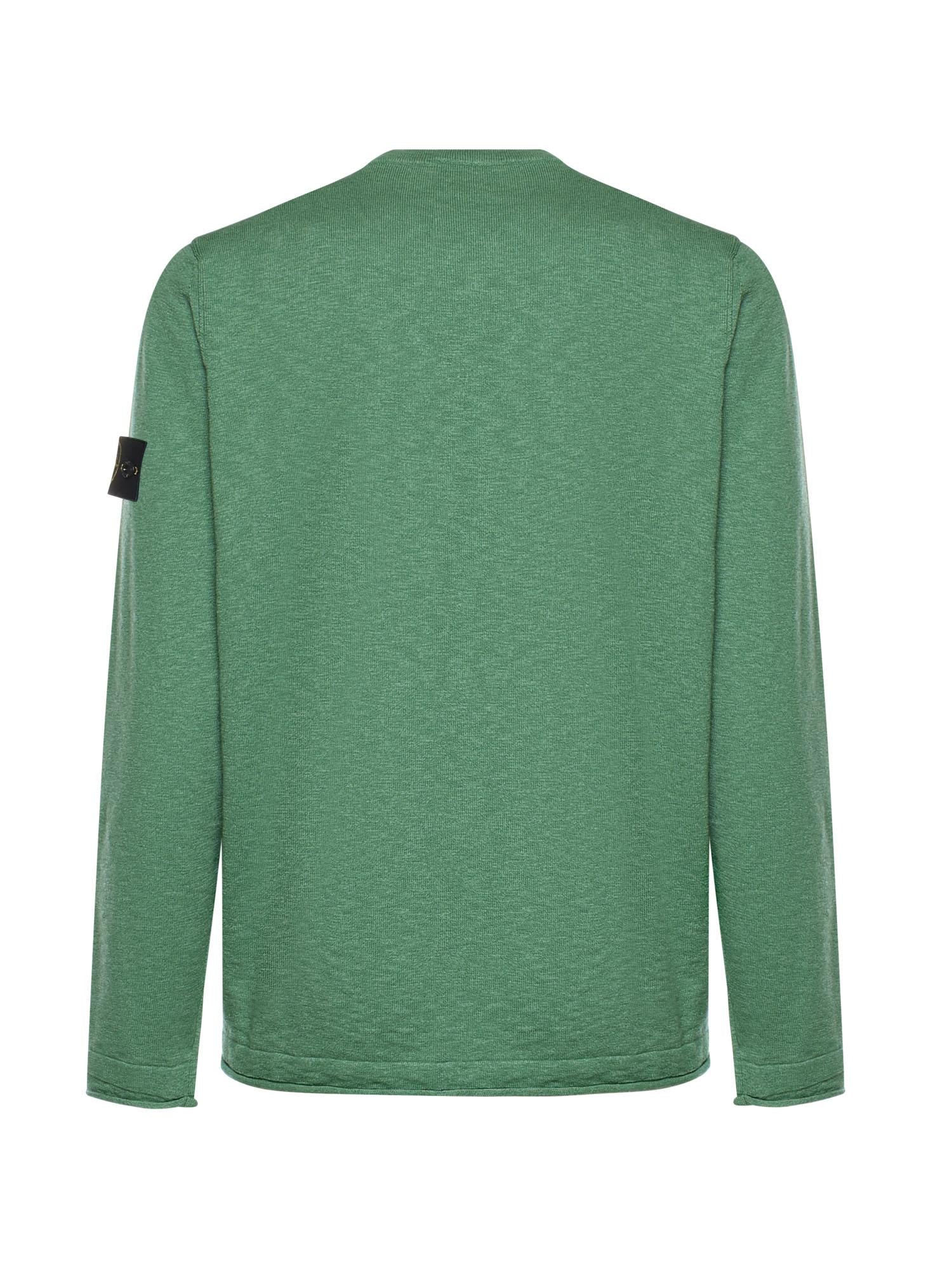 Maglione in cotone e nylon con logo L1S155100052 S00B0V005H STONE ISLAND 