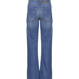 Jeans cargo retrò in denim di cotone 6D0246 3SPH584141 STELLA McCARTNEY 