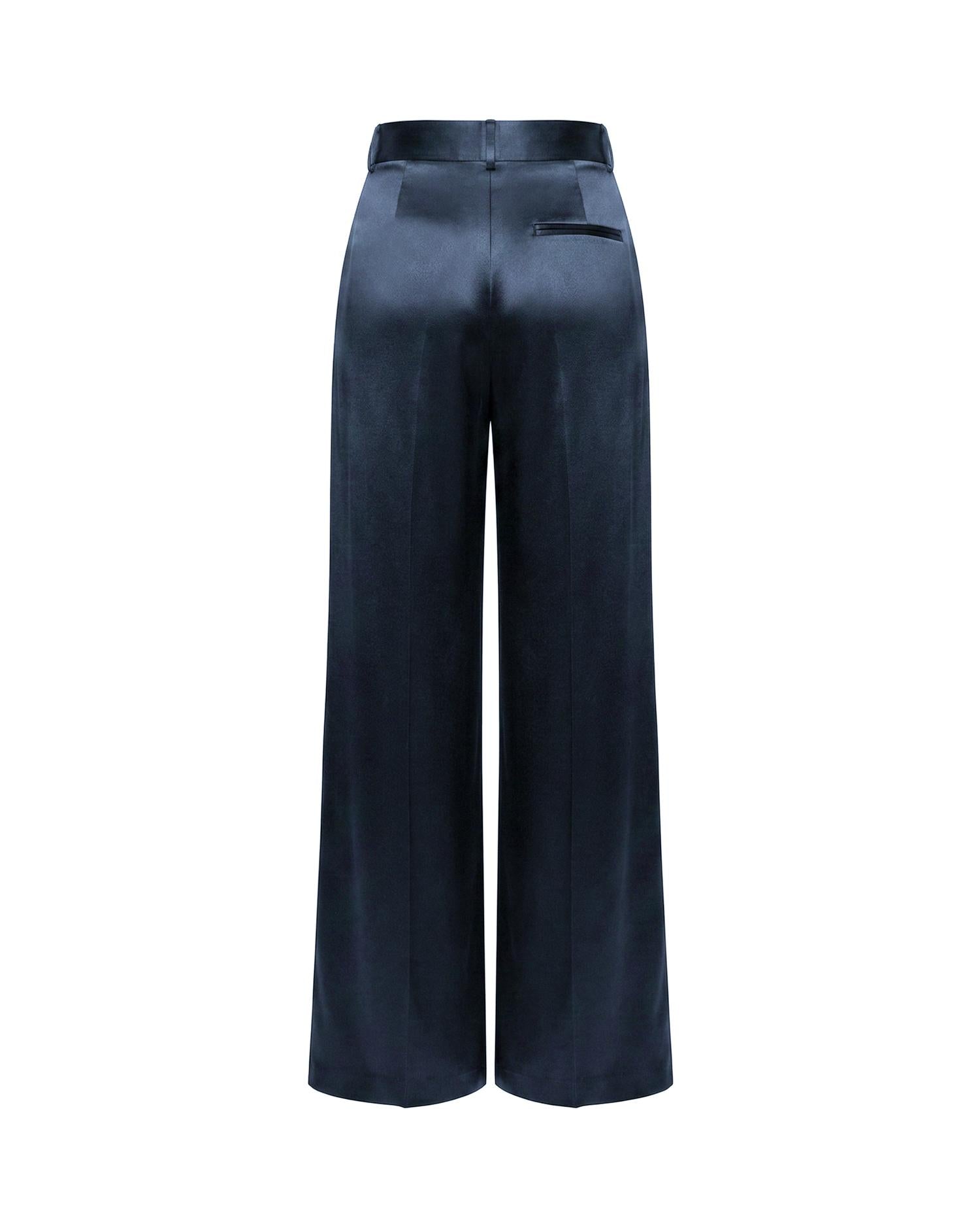 Pantalone in raso A03011627 0290 ALBERTA FERRETTI 
