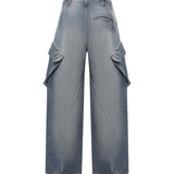 Jeans cargo in denim AA9P1400D026D A56 ALAIA 