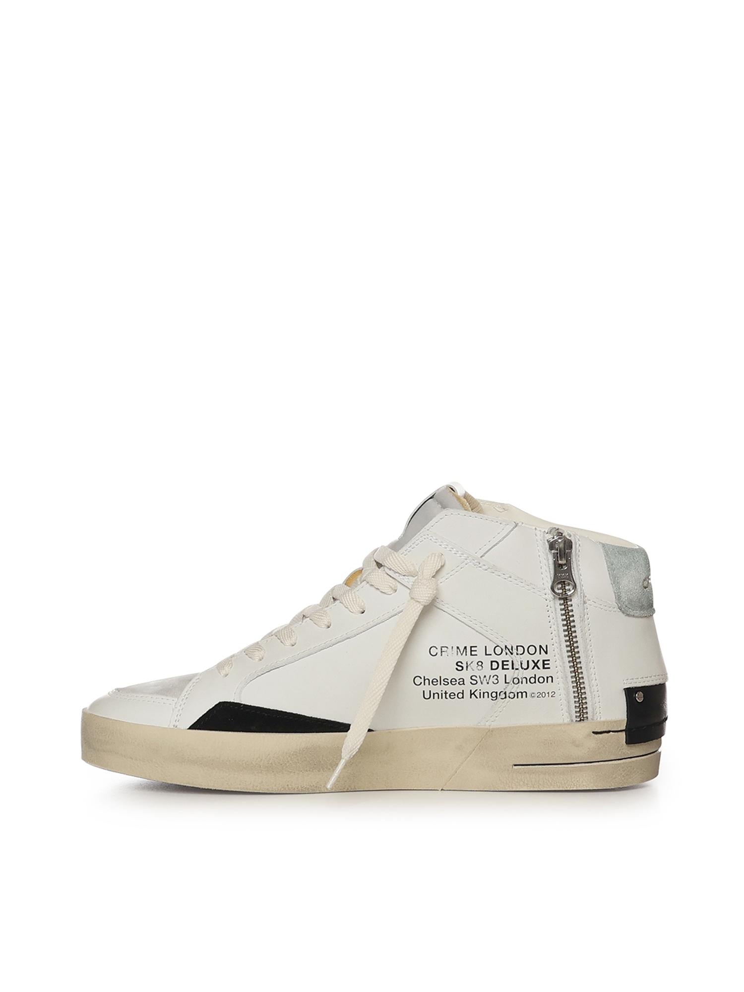 Sneaker Sk8 Deluxe Mid 14151PP7B WHITE CRIME LONDON 