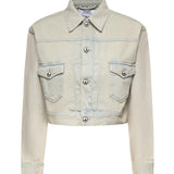 Giacca cropped Marlene in denim 19010018 W01C1B412 VIVIENNE WESTWOOD 