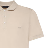 Polo in piquet stretch NPMB252144STDW C002 FAY 