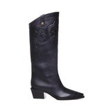 Stivali camperos Sienna SIENNA NAPPA LEATHERVEGGY BLACK MAISON SKORPIOS 
