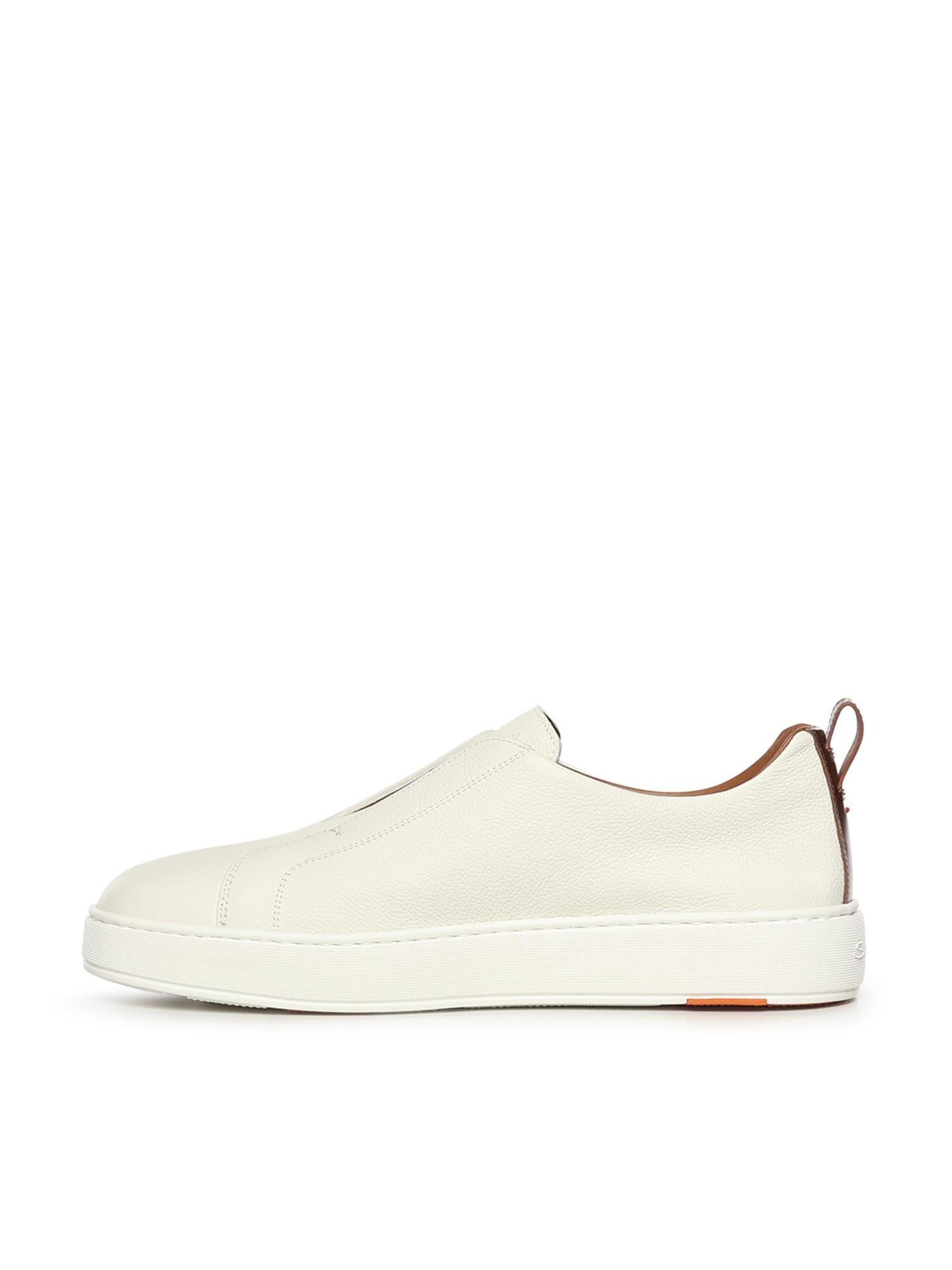 Sneaker slip-on in pelle bottolata MBCD21995BART LLDI50 SANTONI 