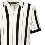 Polo a righe con logo GXZ81Z JFMZRW1001 DOLCE & GABBANA 