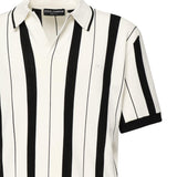Polo a righe con logo GXZ81Z JFMZRW1001 DOLCE & GABBANA 