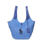 Borsa tote in rafia e viscosa 428P12005 001 POLO RALPH LAUREN 