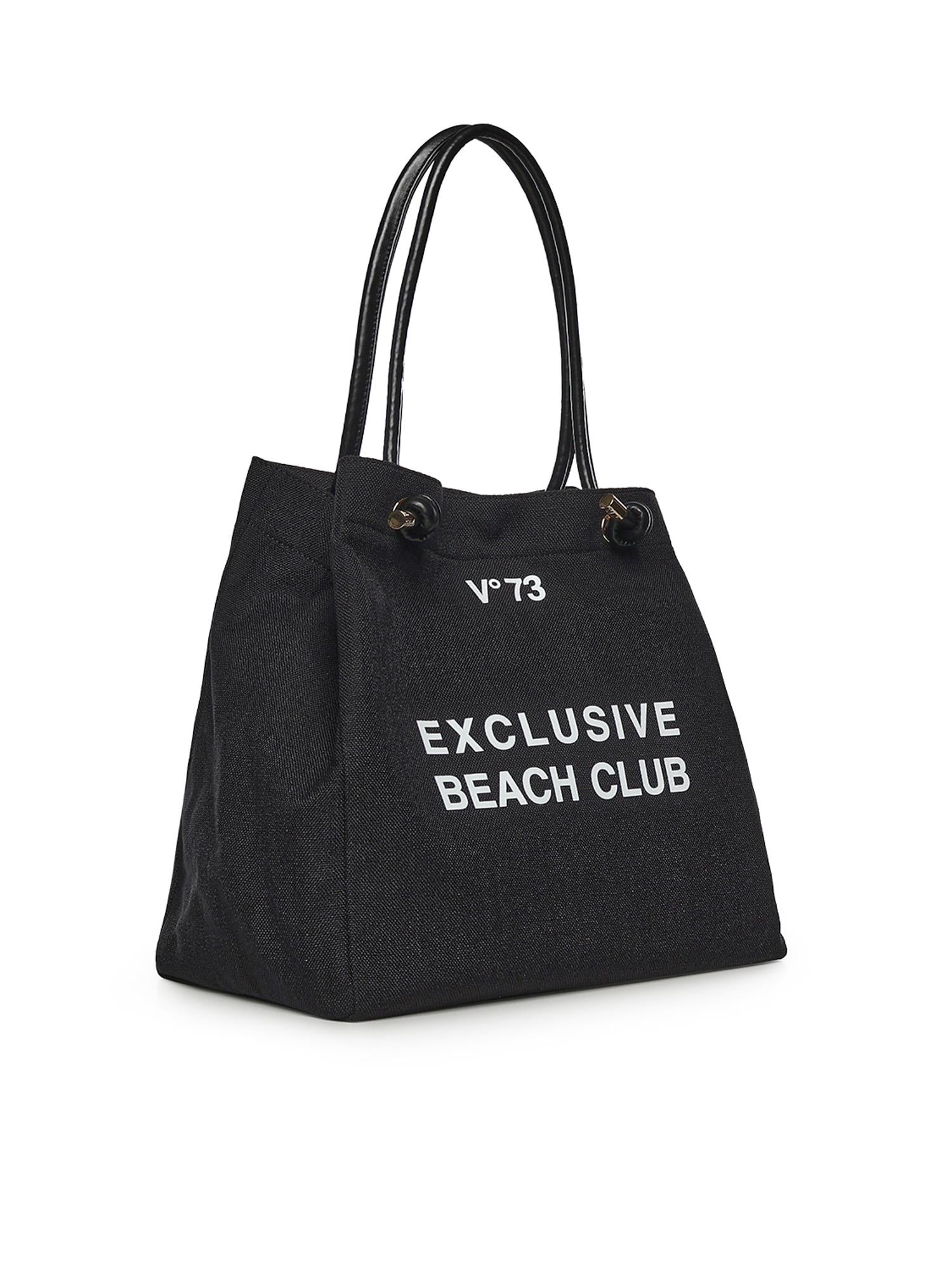 Borsa Exclusive con logo 73BS9QM01 EXCLUSIVENERO V° 73 