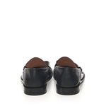 Mocassini Campo Flap Back in pelle di vitello M816290X47 1100 LOEWE 