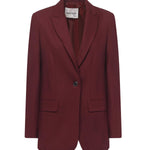 Blazer in misto lana DG6174 ROUGE NOIRE OTTOD'AME 