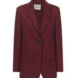 Blazer in misto lana DG6174 ROUGE NOIRE OTTOD'AME 