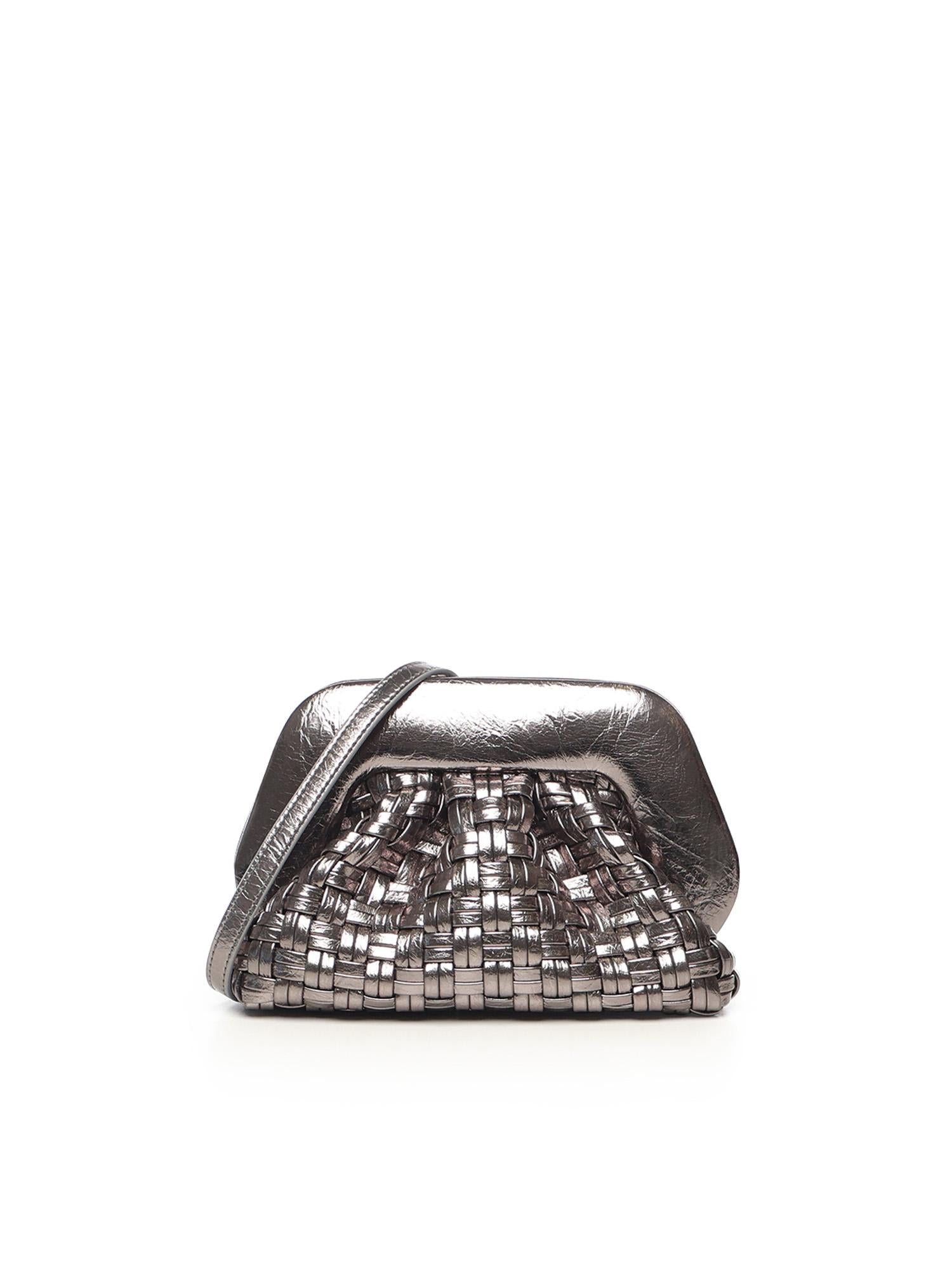 Borse Tia microintrecciata<BR/> TMFW25GMWL125 DARK SILVER THEMOIRè 