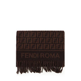 Sciarpa in lana e cashmere FF Jacquard FXT113 AQCWF0949 FENDI 