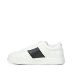 Sneaker in pelle con banda a contrasto EM003701 AF18017MZ021 EMPORIO ARMANI 