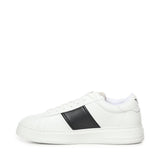 Sneaker in pelle con banda a contrasto EM003701 AF18017MZ021 EMPORIO ARMANI 