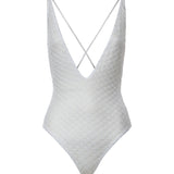 Costume intero in viscosa lamé lavorazione raschel MC22SP03 BR014RS01JW MISSONI 