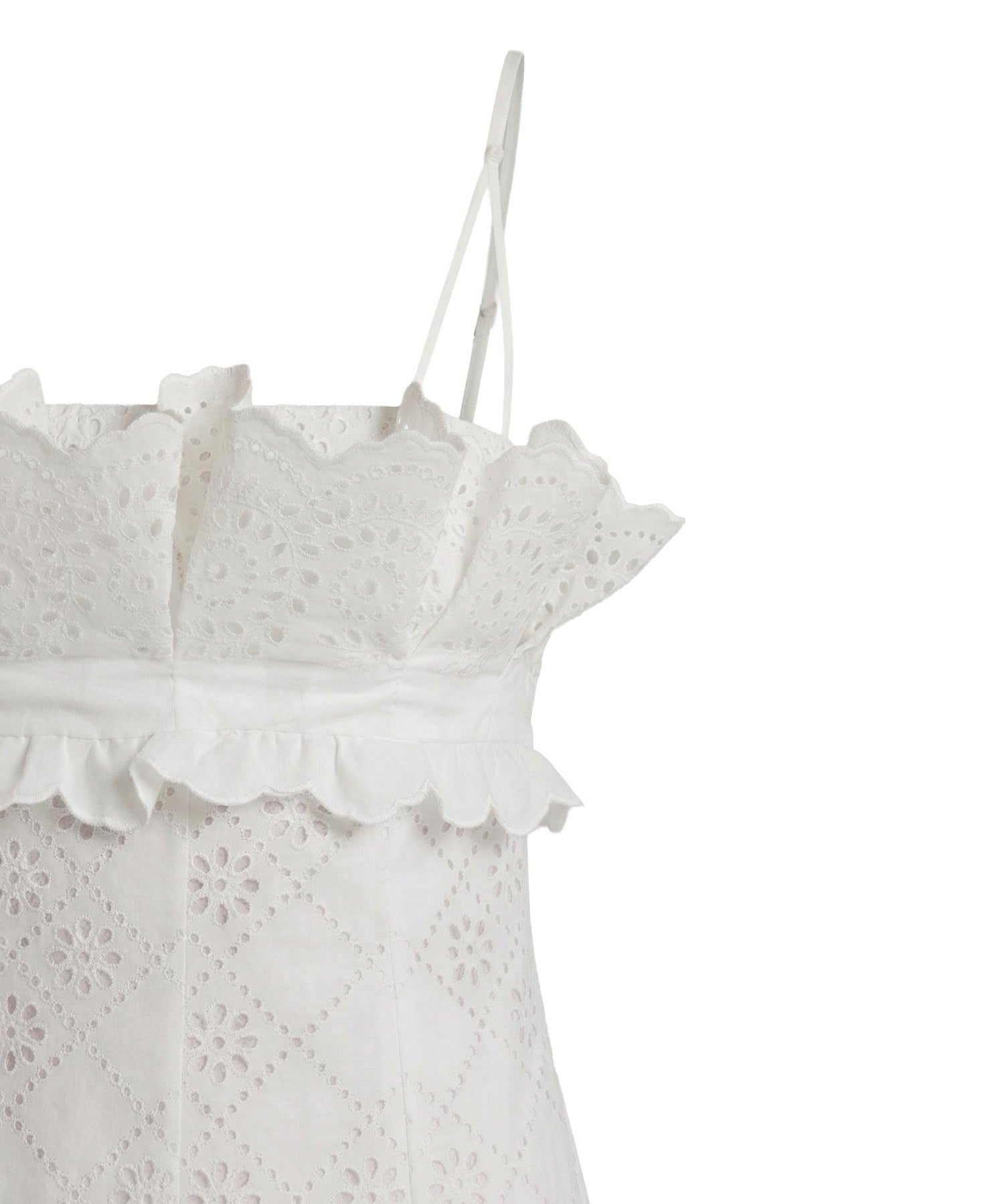 Abito midi in pizzo Sangallo A04451622 0002 ALBERTA FERRETTI 